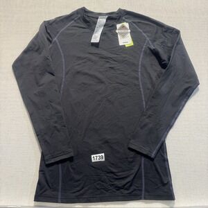 TSLA Overheat Thermal Compression Shirt Mens M Black New Wiith Tags